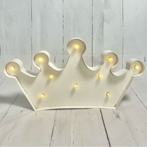 Light up Metal Crown Marquee Light dorm room decor